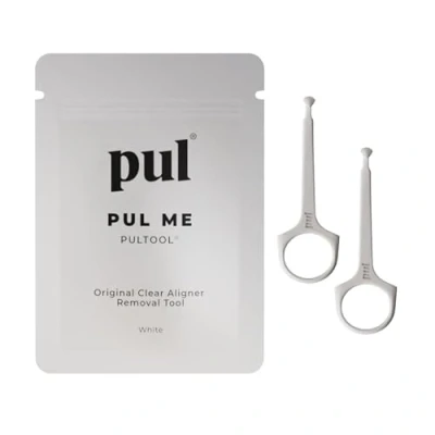 Image de PUL Outil de retrait d&#039;aligneur Blanc Crochet sûr et hygiénique pour Invisalign dispositifs retenue Conception douce sans BPA un usage quotidien Paquet 2