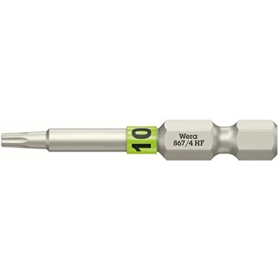 Image de Wera 05060506001 Embout avec fonction de retenue; 867/4 TORX® HF Embouts retenue, TX 10 x 50 mm