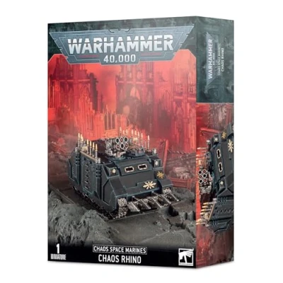 Image de Games Workshop Warhammer 40k Space Marine du Chaos Rhino (2019) 99120102092 Noir