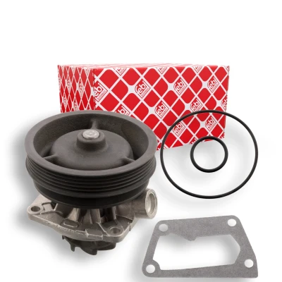Image de FEBI BILSTEIN 10596 Pompe à eau 5 Fonte d&#039;aluminium avec joints Métal FIAT: Punto I 3/5 portes, Tempra SW, Palio Weekend, LANCIA: Dedra Berline