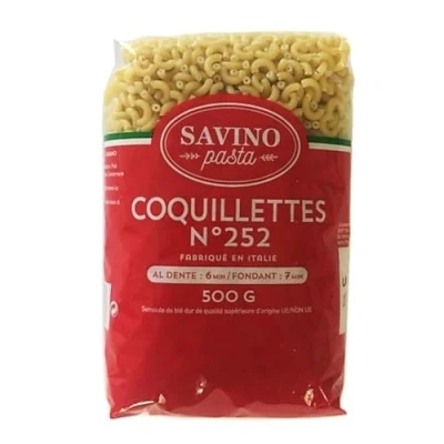 Image de Pâtes coquillettes n252 Savino Pasta