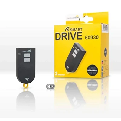 Image de Schellenberg Télécommande pour porte de garage 60930 Smart DRIVE, 2 canaux, 868,4 MHz, max 10 mW/10 dBm, anthracite