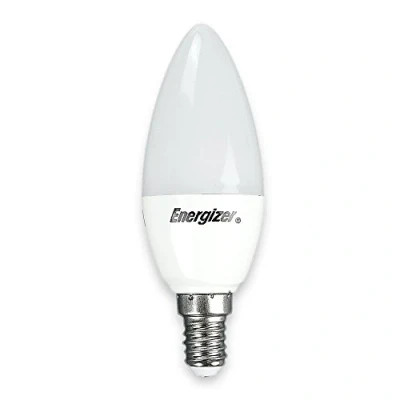 Image de Energizer 8845 LED Bougie Lampe E14 3,4W translucide en Chaud Blanc, 3 W
