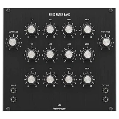 Image de Behringer 914 FIXED FILTER BANK Module de Filtres Analogiques Légende pour Eurorack