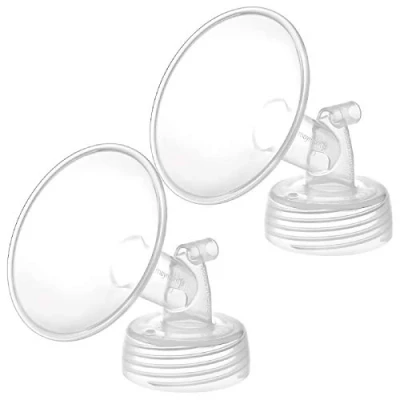 Image de Maymom Lot de 2 pièces pompe à col large 21 mm pour Spectra S1/S2 ; avec bride non originale remplacement Shield (21 deux brides)