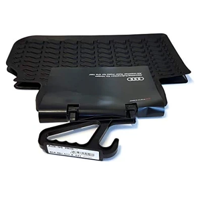 Image de Audi 80A061511A041 Tapis de Sol arrière en Caoutchouc 2 x Toutes Saisons sans système Fixation