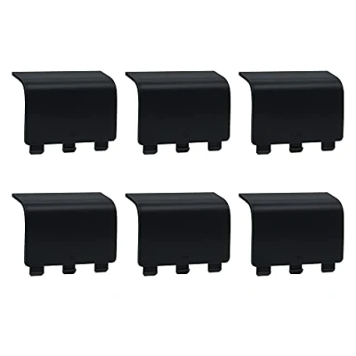 Image de Mcbazel Lot de 6 Coques Batterie Rechange pour Manette Xbox Series S/X (Pas Manettes One/Elite 1 et 2) Noir
