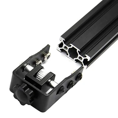 Image de Befenybay Tendeur de courroie synchrone avec axe Y pour CR 10/CR 10 V2/CR V3 profil en aluminium 20 x 40 mm (2040, noir)