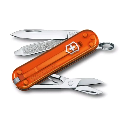 Image de Victorinox, Classic SD, Couteau de Poche Suisse, Multifonction, Léger, 7 Fonctions, Petite lame, Lime à ongles, Tournevis 2,5 mm