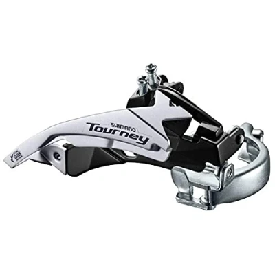 Image de SHIMANO Dérailleur Avant Tourney FD TY500 6/7 Vitesses Top Swing 34,9 M. M&amp;S Adapt T SW, Dual P. CS 63 66, 42 Z. Référence de l&#039;article : E FDTY500TSX3