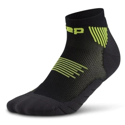 Image de CEP Core Run Socks Mid Cut 5.0, chaussettes de course, homme, noir/vert