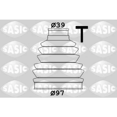 Image de SASIC 1900005 Soufflet De Cardan côté roue Thermoplastique CITROËN: C5 III Break, 3, I 5 portes