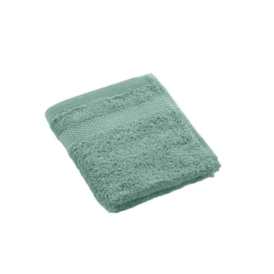 Image de Douceur d&#039;Intérieur, Serviette Invité (30 x 50 cm) Elegance Celadon, 100% Coton Uni