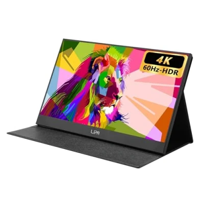 Image de Lipa AX 60 Moniteur portable 4K Ultra HD 15,6 pouces d&#039;écran Écran d&#039;ordinateur HDMI 2x USB C Neuf