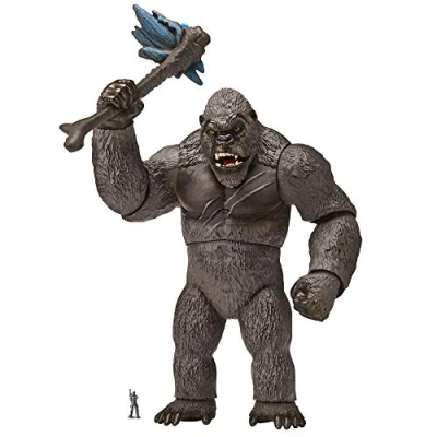 Image de MonsterVerse Godzilla vs Kong Figurine articulée Mega à Collectionner avec lumières et Sons de Bataille, Convient aux Enfants 4 Ans Plus 33 cm