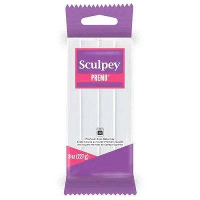 Image de Polyform Premo Sculpey Argile Polymère 8 oz Blanc PE08 5001 Taille Unique