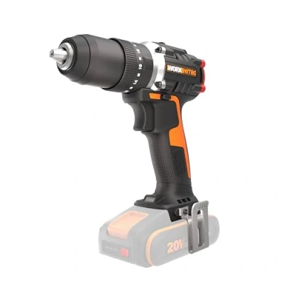 Image de WORX NITRO Perceuse à Percussion sans Fil 20V Moteur Brushless 2 Vitesses Variables Compacte et Légère 55Nm ⌀ 13 mm Livrée Batteries ni Chargeur WX355.9