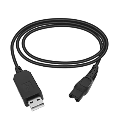 Image de EMSea Câble Chargeur USB pour Rasoir 1m Compatible avec Philip Norelco HQ8505 HQ6 HQ7 HQ8 HQ9 RQ10 RQ11 RQ12 HS8 PT7 S500 Series AT750 AT751 AT890 PT920 AT810 BT5210