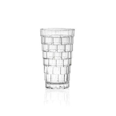 Image de RCR Lot de 6 Verres à vin Stack en Luxion, Service Table élégant 100% Fabriqué Italie Capacité : 38,8 cl