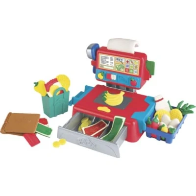Image de Play Doh, Jouet Caisse Enregistreuse avec 4 Pots De Pte Doh Ã Modeler, Partir 3 Ans