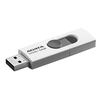 Image de Clé USB ADATA UV220 64 Go 2.0 blanc gris