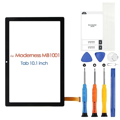 Image de Tactile Écran pour Modernità MB1001 Tablet 10,1&quot; Digitizer Verre Remplacement avec Outils(Noir，Non LCD Display)