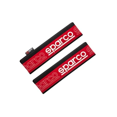 Image de SPARCO SPC SPC1208RD Coussinet de ceinture Rouge, noir Polyester
