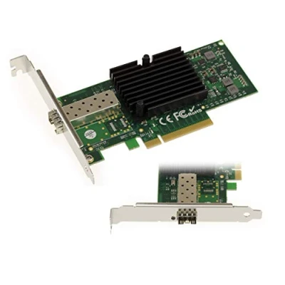 Image de KALEA INFORMATIQUE Carte contrôleur PCIe réseau LAN 10G SFP+ avec Chipset Intel JL82599EN 10GbE Ethernet Network Adapter