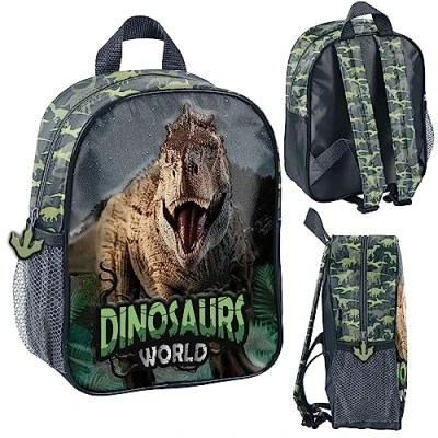 Image de Dinosaure Paso sac à dos scolaire 42x29x16 cm PP23DZ 116