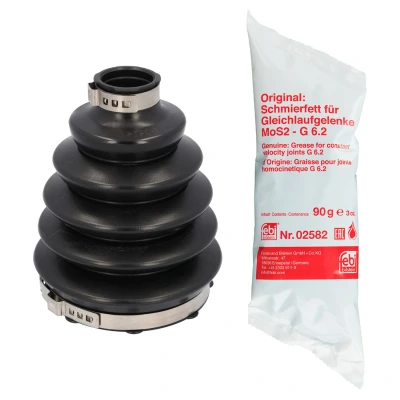 Image de FEBI BILSTEIN 184804 Soufflet de Cardan Essieu avant, côté roue Élastomères thermoplastiques polyester FIAT: Doblo II Van / Break, Break