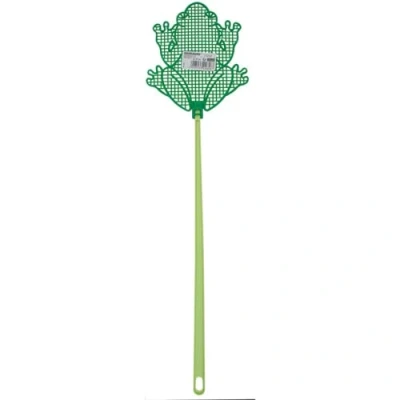 Image de Fackelmann Tapette à Mouches Motif Grenouille, 47cm, Jaune, Vert, Noir