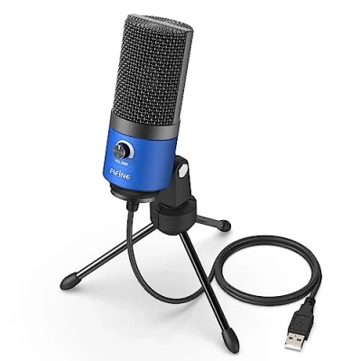 Image de FIFINE USB Microphone d&#039;enregistrement de Studio, Micro à Condensateur pour PC, PS4, Mac, Windows