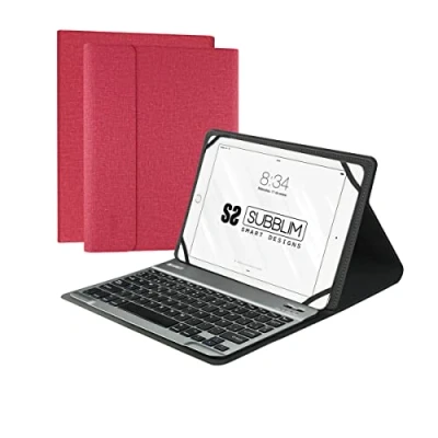 Image de Subblim Funda Con Teclado KEYTAB Pro Bluetooth 10,1 Red