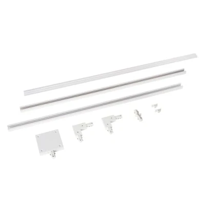 Image de Lucide Track Starter Set Système de rail monophasé 2 mètres 220V blanc