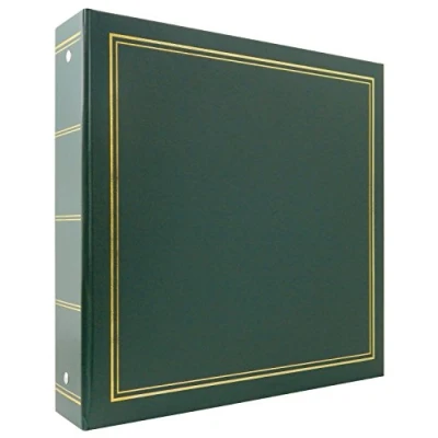 Image de MCS MBI Library Collection Album Photo 400 Pochettes 10 x 15 cm en Vinyle Vert