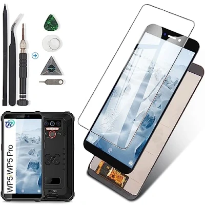Image de RongZy pour Oukitel WP5 Écran LCD + Vitre Tactile Digitizer Capteur Assemblé Remplacement Pro(Noir)
