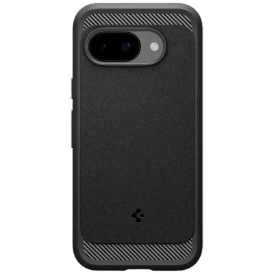 Image de Spigen Rugged Armor Magfit Coque Compatible avec Google Pixel 9a [Souple] Noir Mat