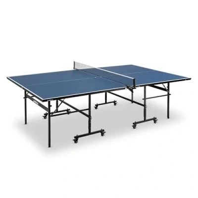 Image de JOOLA Tables de tennis Table Inside 13, Unisex Adult, ping pong Indoor, Piètement pliable Montage rapide Filet inclus, Bleu, 274 x 152,5 76 cm