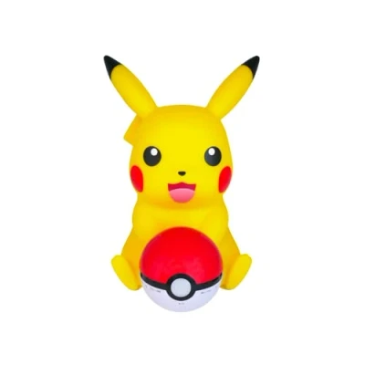 Image de TEKNOFUN License Officiel Pokemon Figurine Lumineuse Pikachu Poké Ball Enceinte sans Fil LED 2 Modes d&#039;éclairage USB/microUSB (câble fourni) AUX Jack 3.5 mm 811382