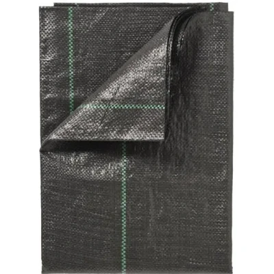 Image de Toile de paillage paysages noire 1 x 25 m, traité anti UV, 100 g/m² Bâche sol mauvaises herbes