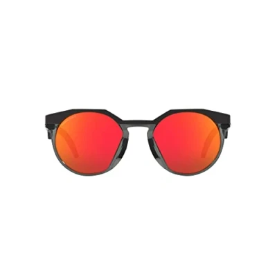 Image de Oakley HSTN Lunettes de soleil mates en carbone prizm ruby, Noir, One Size