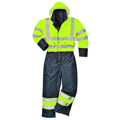 Image de Portwest Combinaison Contrast Hi Vis matelassée, Couleur: Jaune/Noir, Taille: 4XL, S485YBR4XL