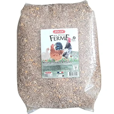 Image de Zolux, Aliment Composé Mélange Poulets et Poules Basse Cour, 10 kg