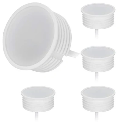 Image de HCFEI Lot de 5 modules LED 230V 5W pour spot encastrable MR16 Blanc chaud Remplacement GU10 Ø 50 mm 120Angle d&#039;éclairage