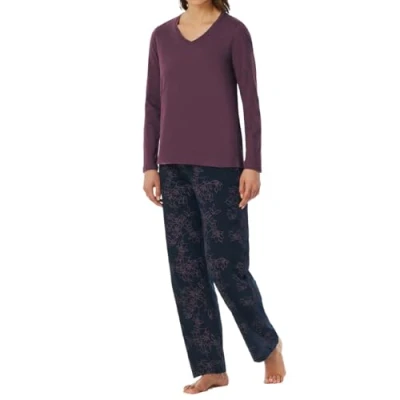 Image de uncover by Schiesser SET Pyjama, Femme, Taille: 44, Pflaume