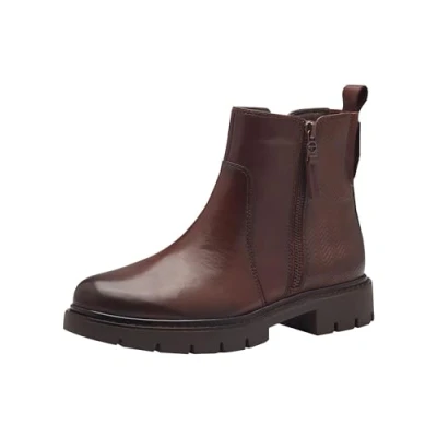 Image de Tamaris Bottines à plateau, Femme, Taille: 36, Chestnut Cuir / matière synthétique