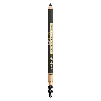Image de Impala Smoky Effect Kajal Eye Pencil Couleur 03 Vert olive Crayon pour les yeux Finition Mate Texture crémeuse facile à appliquer Formule intenses, légère et hydratante l&#039;huile de jojoba