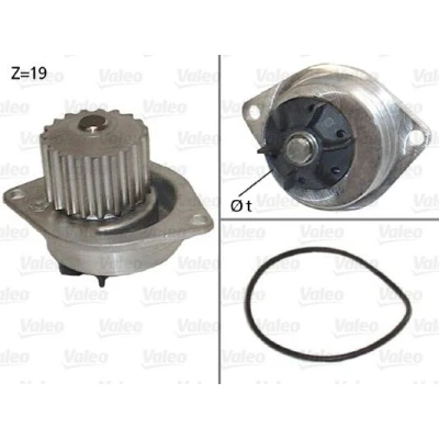 Image de VALEO 506595 Pompe à eau avec joints sans couvercle PEUGEOT: 207 3/5 portes, 206 308 II CITROËN: C3 I portes