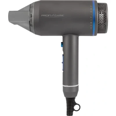 Image de seche cheveux professionnel sèche Diffuseur et accessoires Proficare profesionnel ionique Hair Dryer Compact 1600 Watts PC HT 3082, Bleu/Anthracite