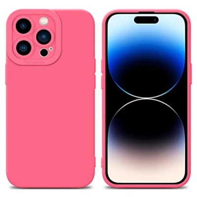 Image de Coque pour Apple iPhone 14 PRO MAX en FLUID ROUGE Housse de protection Étui silicone TPU flexible Neuf